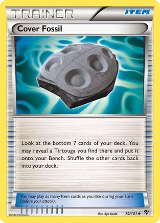 Cover Fossil - 79/101 - Uncommon - Reverse Holo