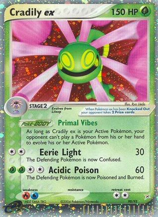 Cradily EX - 90/95 - Ultra Rare