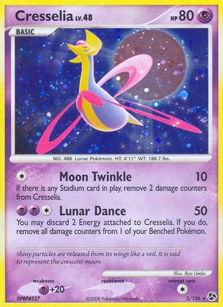 Cresselia - 2/106 - Holo Rare - Reverse Holo