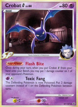 Crobat G - 47/127 - Uncommon - Reverse Holo