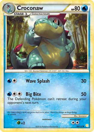 Croconaw - 38/123 - Uncommon - Reverse Holo