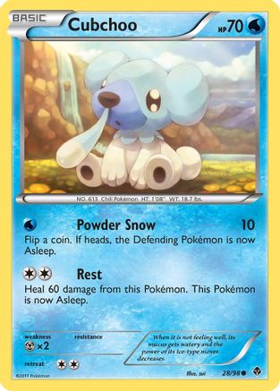 Cubchoo (28) - 28/98 - Common