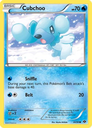 Cubchoo - 36/99 - Common