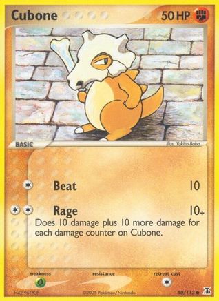Cubone - 60/113 - Common - Reverse Holo