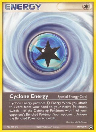 Cyclone Energy - 90/108 - Uncommon - Reverse Holo