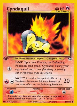 Cyndaquil (56) - 56/111 - Common - Unlimited