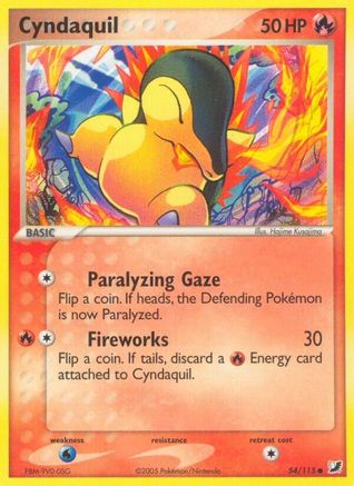 Cyndaquil - 54/115 - Common - Reverse Holo