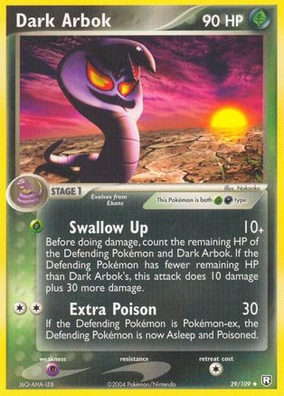 Dark Arbok - 29/109 - Uncommon - Reverse Holo
