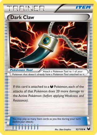 Dark Claw - 92/108 - Uncommon
