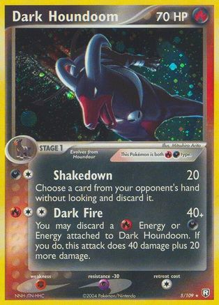 Dark Houndoom - 5/109 - Holo Rare