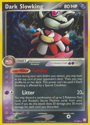 Dark Slowking - 9/109 - Holo Rare