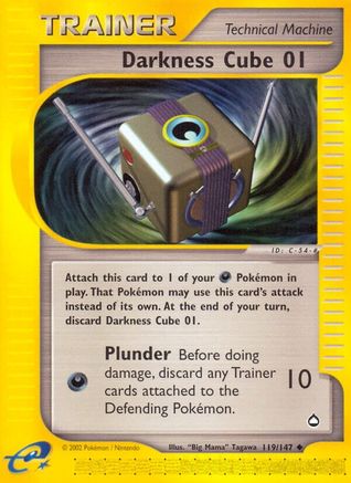 Darkness Cube 01 - 119/147 - Uncommon - Reverse Holo