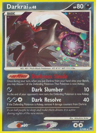 Darkrai - 3/100 - Holo Rare