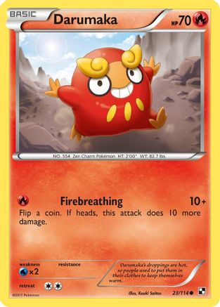 Darumaka (23) - 23/114 - Common - Reverse Holo