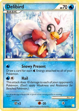 Delibird - 39/123 - Uncommon - Reverse Holo