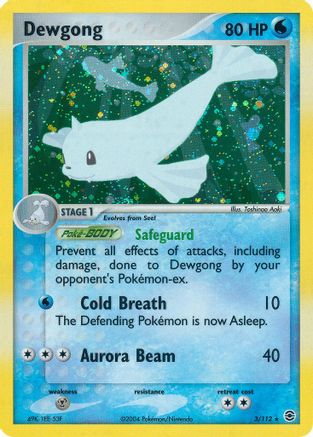 Dewgong 003  - Holofoil FireRed & LeafGreen - Holo Rare