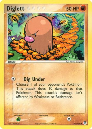 Diglett - 61/112 - Common