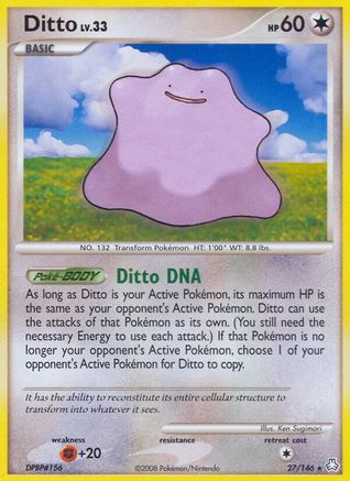Ditto 27/146 - Rare - Reverse Holo