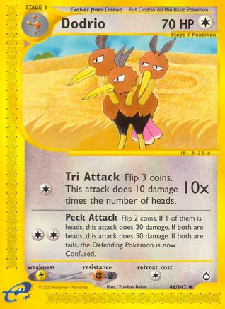 Dodrio - 46/147 - Uncommon