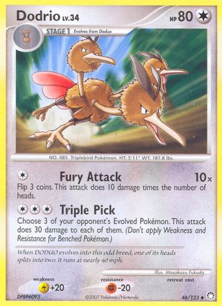 Dodrio - 46/123 - Uncommon