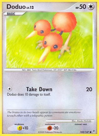 Doduo - 102/147 - Common - Reverse Holo
