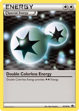 Double Colorless Energy - 92/99 - Uncommon - Reverse Holo