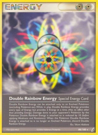 Double Rainbow Energy - 88/100 - Rare - Reverse Holo