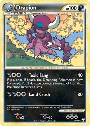 Drapion - 4/102 - Holo Rare
