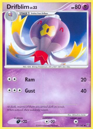 Drifblim - 57/147 - Uncommon