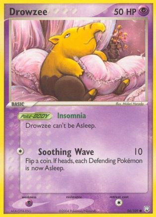Drowzee - 54/109 - Common - Reverse Holo