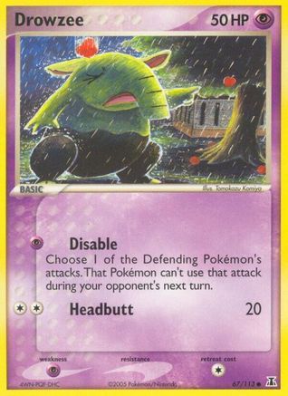 Drowzee - 67/113 - Common - Reverse Holo