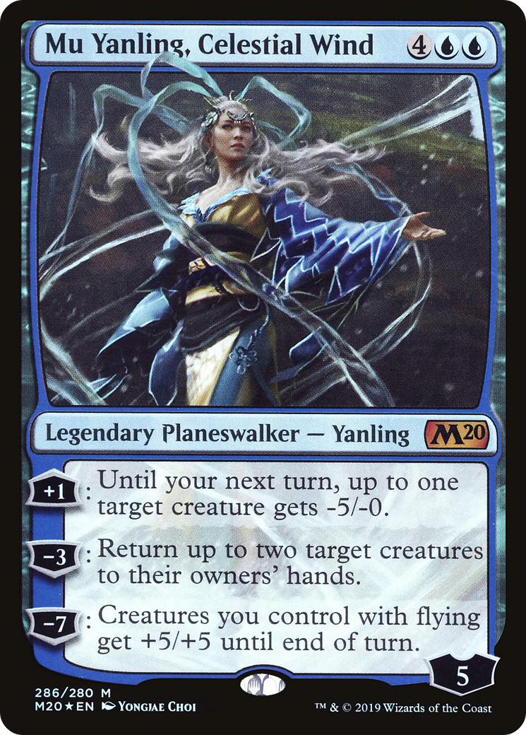 Mu Yanling, Celestial Wind (M20-286)  Foil