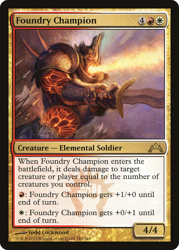 Foundry Champion (GTC-165)  Foil