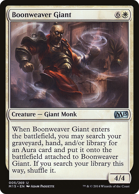 Boonweaver Giant (M15-005)  Foil