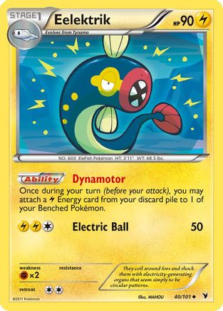 Eelektrik - 40/101 - Uncommon - Reverse Holo