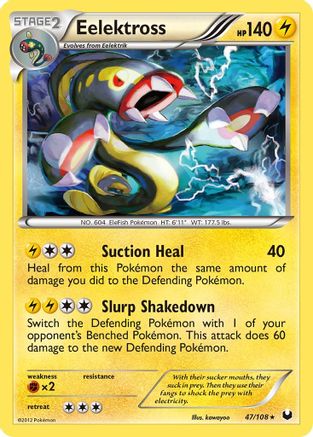 Eelektross - 47/108 - Holo Rare - Reverse Holo