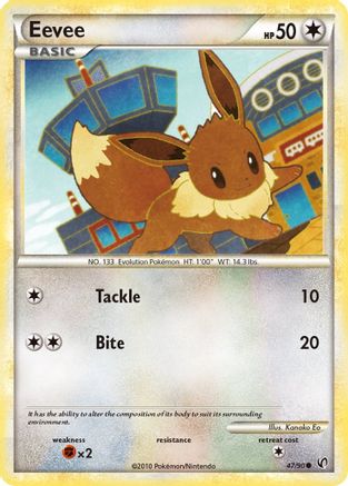 Eevee (47) - 47/90 - Common - Reverse Holo