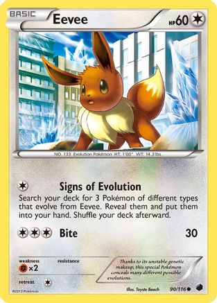 Eevee (90) 090  Plasma Freeze - Common