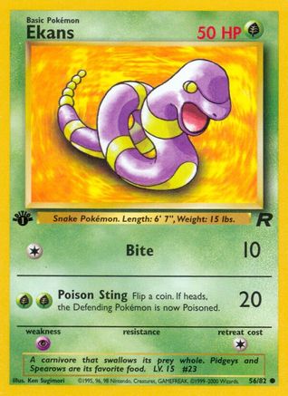 Ekans 056/82  - Unlimited Team Rocket - Common
