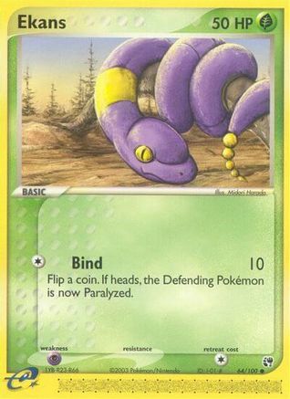 Ekans - 64/100 - Common - Reverse Holo