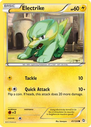 Electrike (41)  - Reverse Holofoil Dragons Exalted - Common