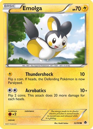 Emolga - 32/98 - Common