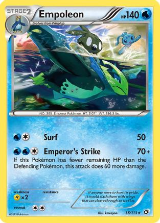 Empoleon - 35/113 - Rare - Reverse Holo