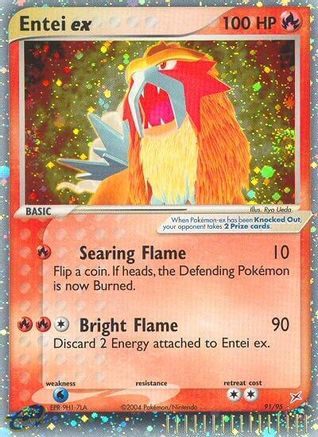 Entei EX - 91/95 - Ultra Rare