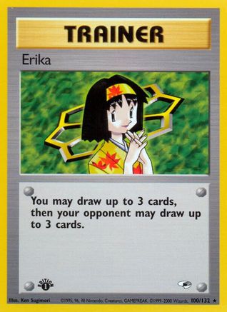 Erika (100) 100  - Unlimited Gym Heroes - Rare
