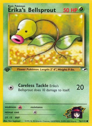 Erika's Bellsprout (76) 076  - Unlimited Gym Heroes - Common