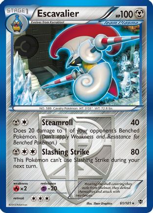 Escavalier (Team Plasma) - 61/101 - Rare
