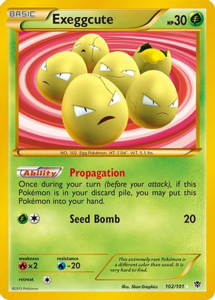 Exeggcute 102/101 - Secret Rare