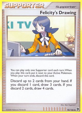 Felicity's Drawing - 98/106 - Uncommon - Reverse Holo