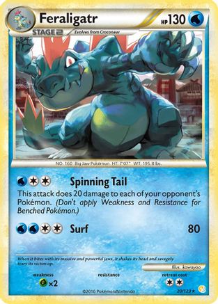 Feraligatr - 20/123 - Rare - Reverse Holo